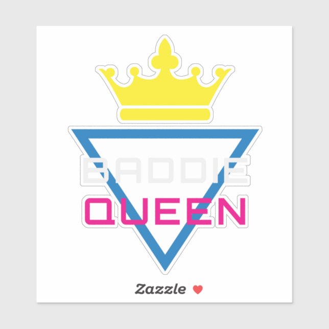 Baddie Queen Krone Y2K Aufkleber (Blatt)
