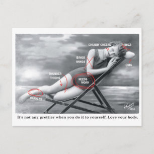 Badebeauty Postkarte