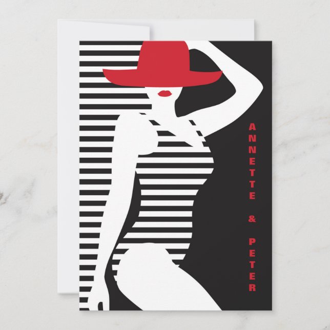 Badebekleidung 2 Einladung (Vorderseite)