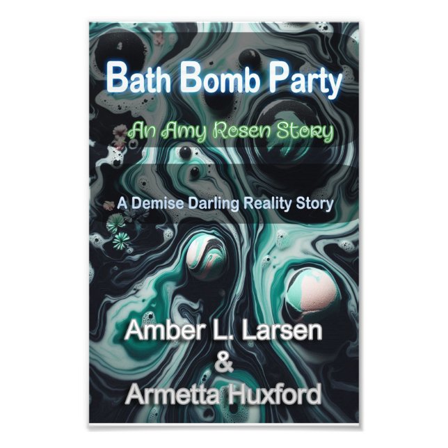 Badebomben-Party-Cover Fotodruck (Vorne)