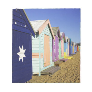 Badeboxen, Middle Brighton Beach, Port Notizblock