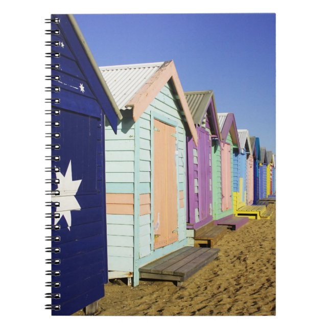 Badeboxen, Middle Brighton Beach, Port Notizblock (Vorderseite)