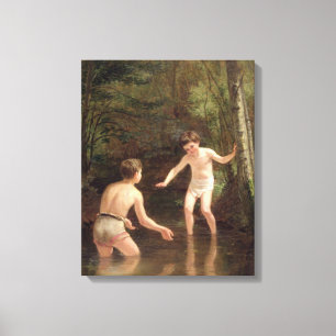 Badeboys, 1873 leinwanddruck