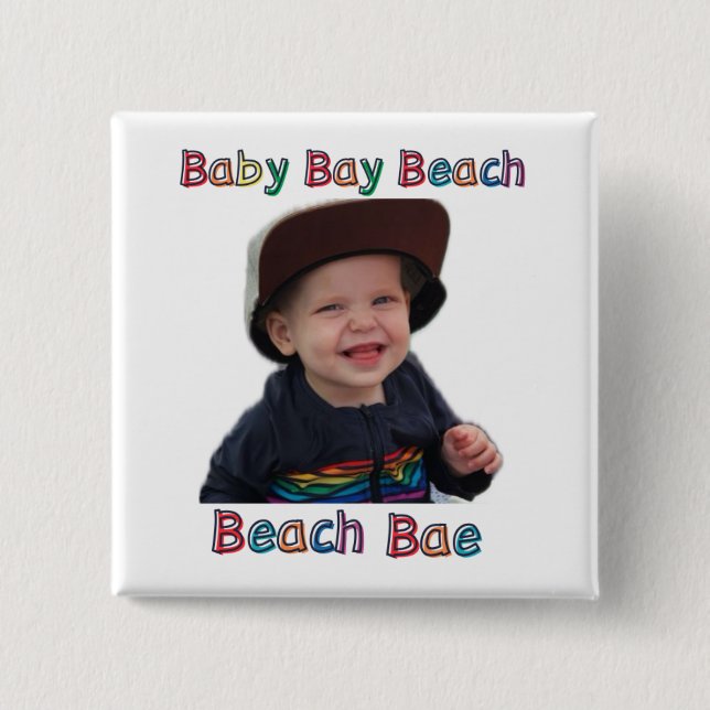 Badebucht Button (Vorderseite)
