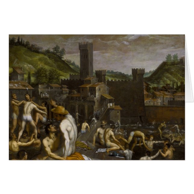 Badegäste bei San Niccolo (Vorderseite (Horizontal))