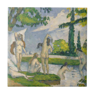 Badegäste Pauls Cezanne   Fliese