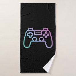 Badehandtuch, Gaming, Controller, für Gamer Badehandtuch