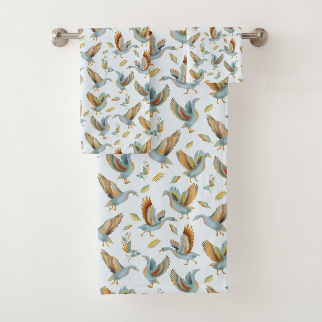 Badehandtuch Gänse Badhandtuch Set (Insitu)
