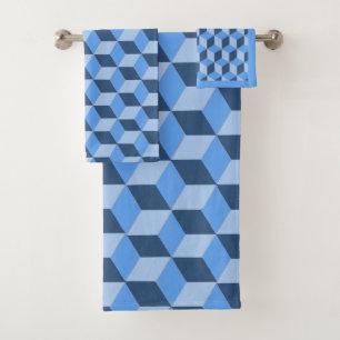 Badehandtücher - Gebäude Blockflöte Illusion Badhandtuch Set