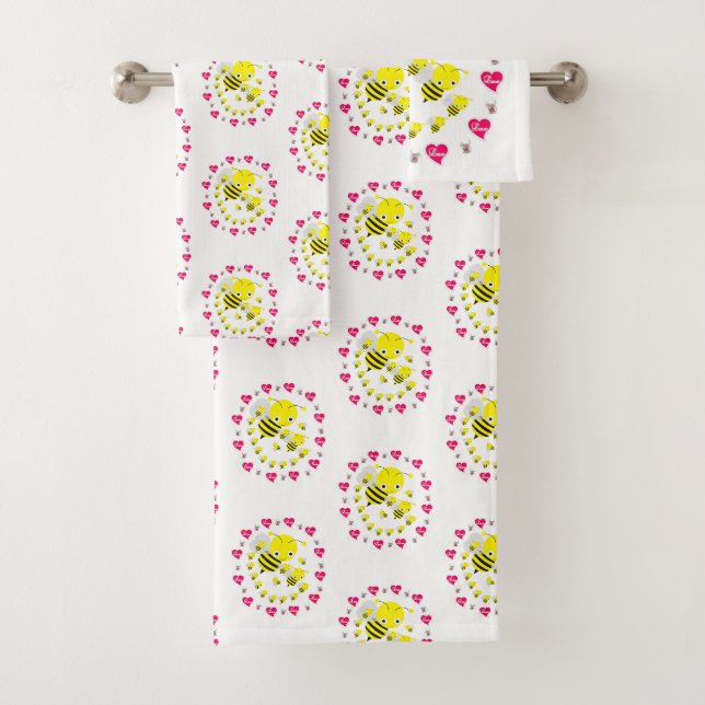 Badehandtücher-Sets Valentinstag Hummel Badhandtuch Set (Insitu)