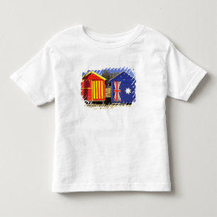 Badehäuschen, Middle Brighton Beach, Port 2 Kleinkind T-shirt