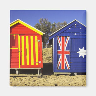 Badehütten, Middle Brighton Beach, Port 2 Magnet