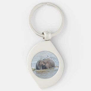 Badelephant Schlüsselanhänger