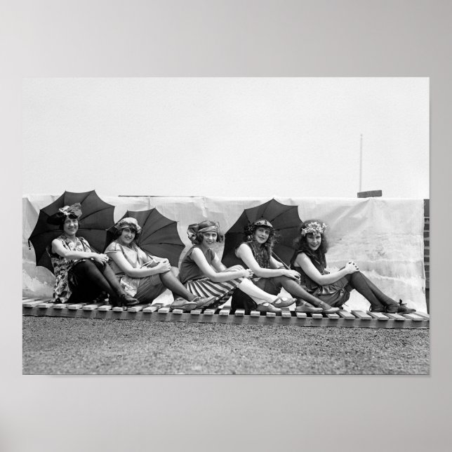 Bademädchen aus Lansburg: 1922 Poster (Vorne)