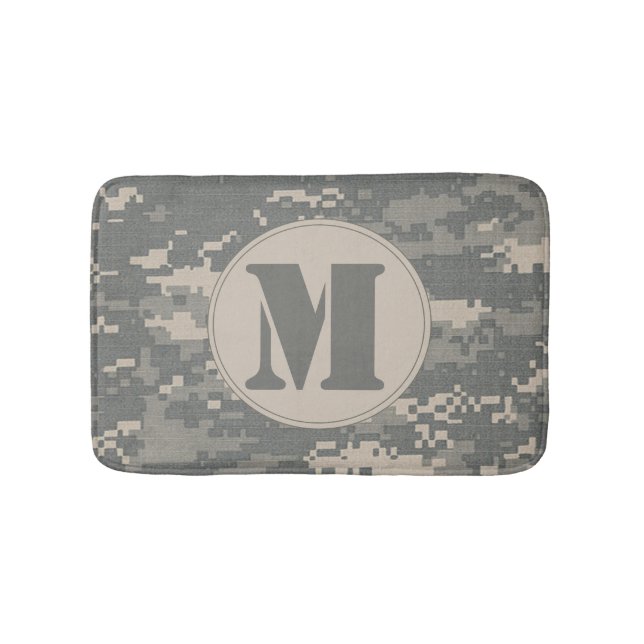 Badematte mit digitalem ACU-Tarnmuster des Militär (Vorderseite)