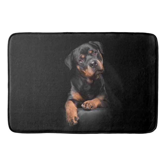 Badematte Rottweiler (Vorderseite)