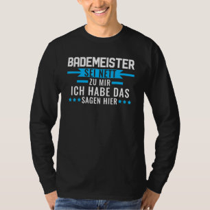 Bademeister Schwimmmeister Poolboy T-Shirt