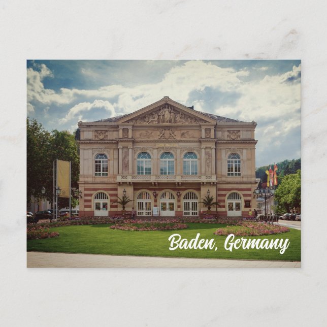 Baden-Baden Postkarte (Vorderseite)