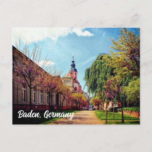 Baden-Baden Postkarte (Vorderseite)