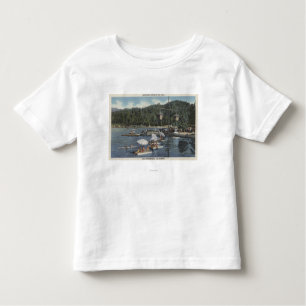 Baden der Flöße, Schwimmer in der Bucht Kleinkind T-shirt