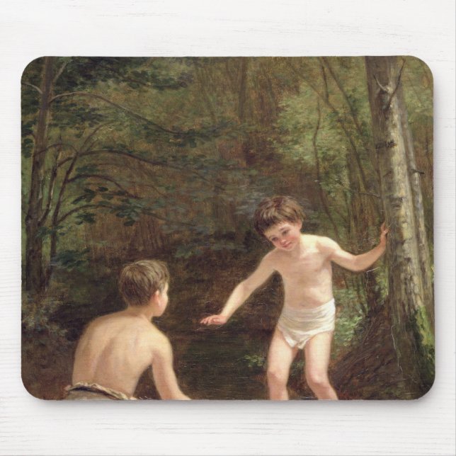 Baden der Jungen, 1873 Mousepad (Vorne)