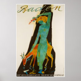 Baden, Die mineralreichste therme des Schweiz, Poster