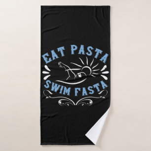 Baden - Essen Pasta Badehandtuch