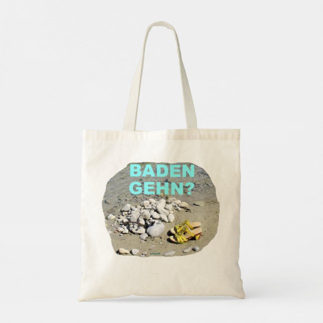 Baden gehn? -  tragetasche (Rückseite)