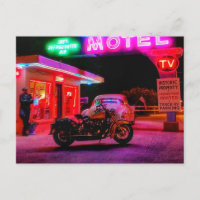 Baden im Glanz der historischen Route 66 Neon
