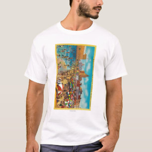 Baden in der Lagune, Long Beach T-Shirt