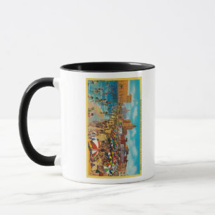 Baden in der Lagune, Long Beach Tasse