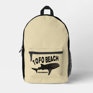 Baden mit Wale Sharks - Tofo Beach Mosambik Bedruckter Rucksack