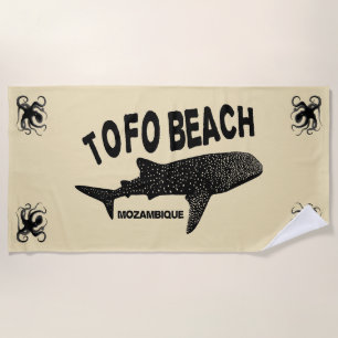 Baden mit Wale Sharks - Tofo Beach Mosambik Strandtuch