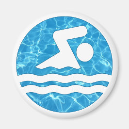 Baden & Tauchen Coach oder Schwimmer Cooles Schwim Magnet