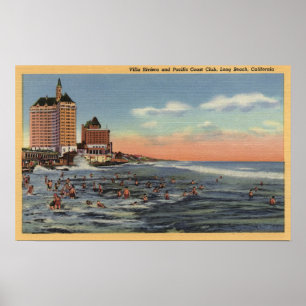 Baden von Villa Riviera & Pacific Coast Club Poster