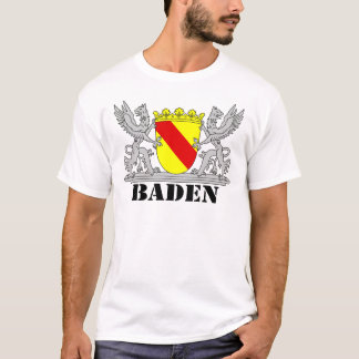 Baden Wappen mit Schrift Baden T-Shirt