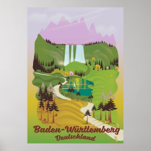 Baden-Württemberg Deutschland Poster