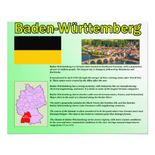Baden-Württemberg Fotodruck