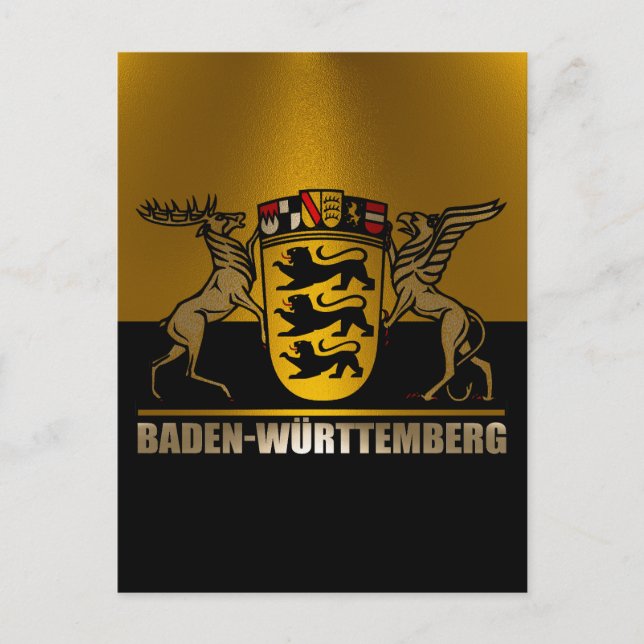 Baden-Württemberg Postkarte (Vorderseite)