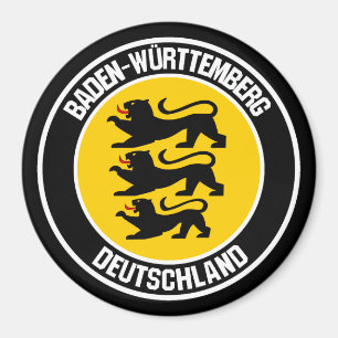 Baden-Württemberg-RundEmblem Magnet