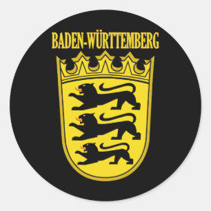 Baden-Wurttemberg Runder Aufkleber