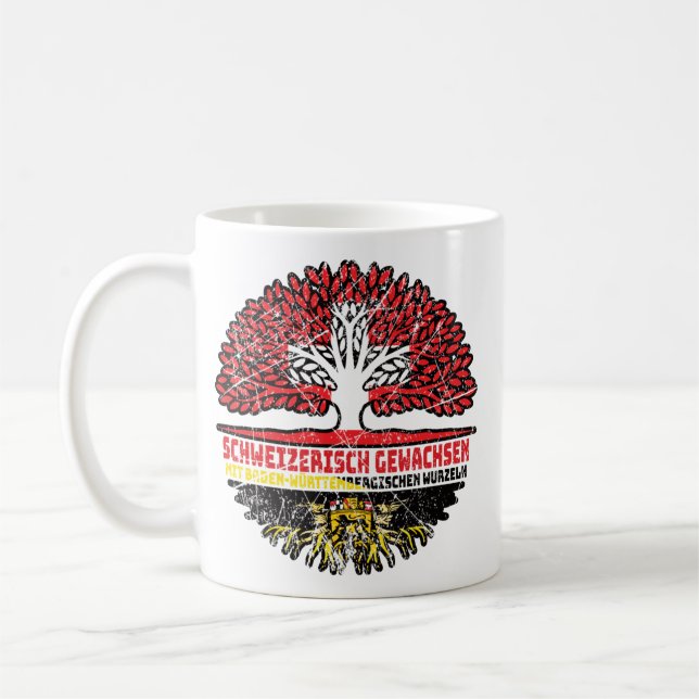 Baden-Württemberg Schweizer Schweiz Baum Kaffeetasse (Links)
