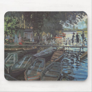 Badende in La Grenouillère von Claude Monet Mousepad