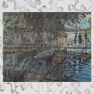 Badende in La Grenouillère von Claude Monet Puzzle