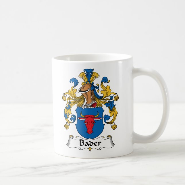 Bader Familienwappen Kaffeetasse (Rechts)
