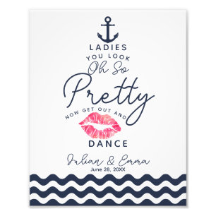 Badesaal für Hochzeitsfrauen lustig Fotodruck