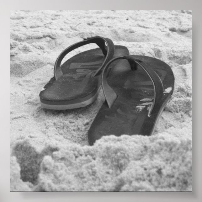 Badesandalen Poster (Vorne)