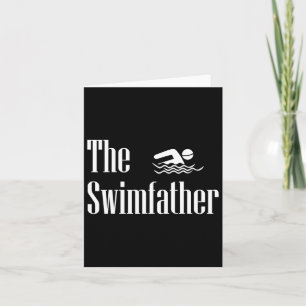 Badespass Vater Schwimmer Leben Väter Tag Karte