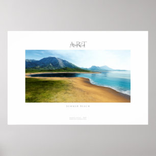 Badestrand Poster