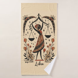 Badetuch Libra Celestie Kunst, Dichtung und Musik Badehandtuch